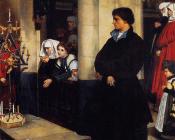 詹姆斯 蒂索 : During the Service, Martin Luther's Doubts